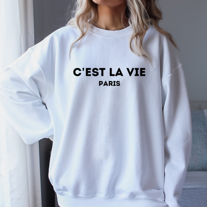 Sweatshirt C' est la vie paris