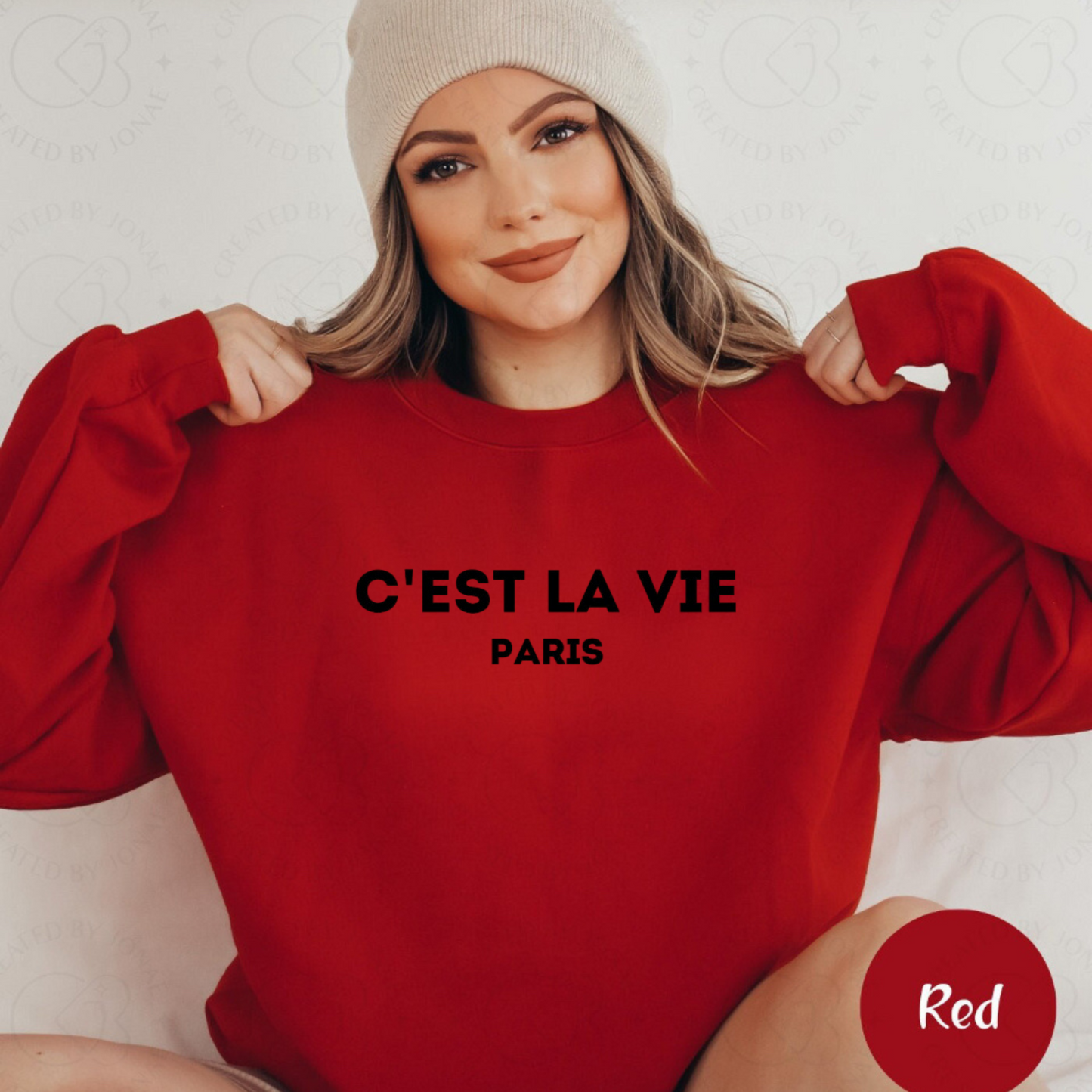 Sweatshirt C' est la vie paris