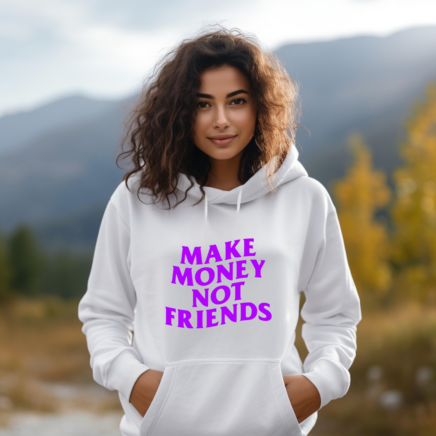 Unisex Hoodies Make money not friends